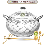 SOPERA CIRCULAR ORISHA OBATALA DE PORCELANA IMPORTADA EN ZENSARA